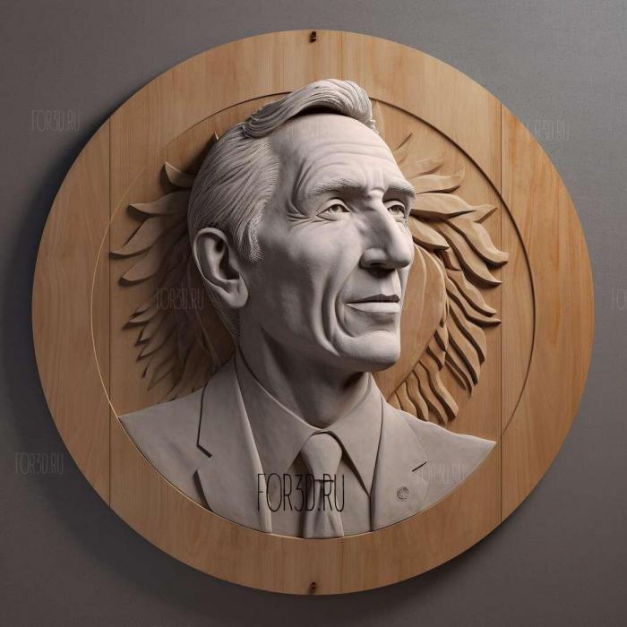 Howard Schultz 3 stl model for CNC